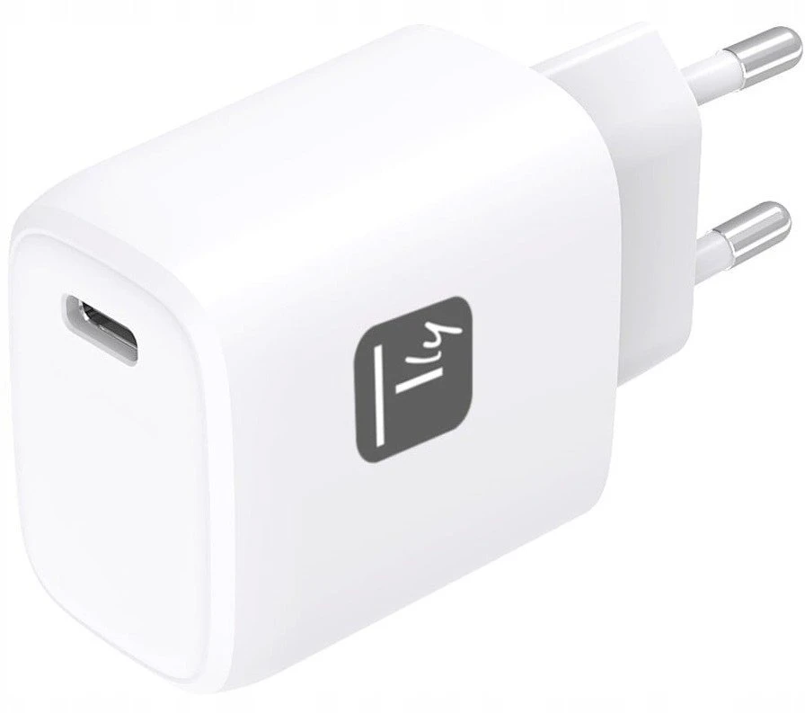 Įkroviklis Techly GaN USB-C 20W PD3.0 PPS Baltas (TLY_621918)