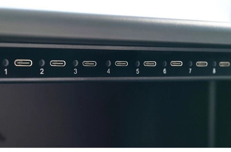 „Techly“ 16 planšetinių kompiuterių ir išmaniųjų telefonų įkrovimo spinta USB-C 16x 45W