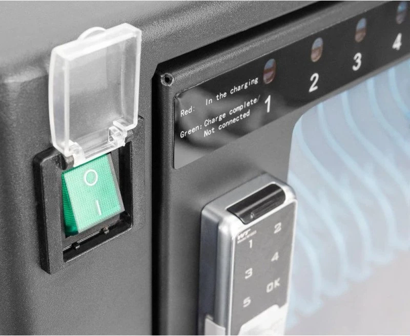 „Techly“ 16 planšetinių kompiuterių ir išmaniųjų telefonų įkrovimo spinta USB-C 16x 45W