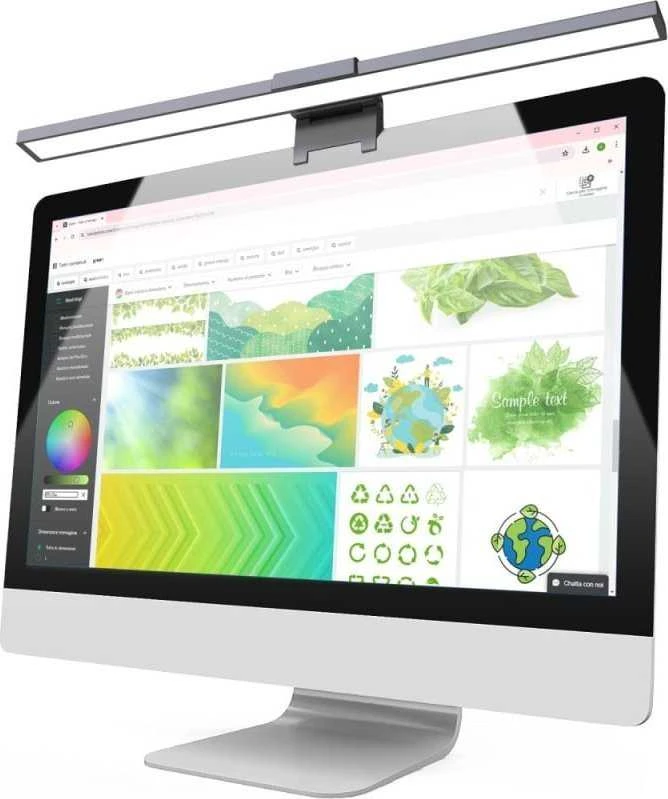 „Techly Touch“ LED lempa, 5 W, skirta „Monitorius“ kompiuteriui, su USB reguliuojamu šviesos srautu, pritemdoma