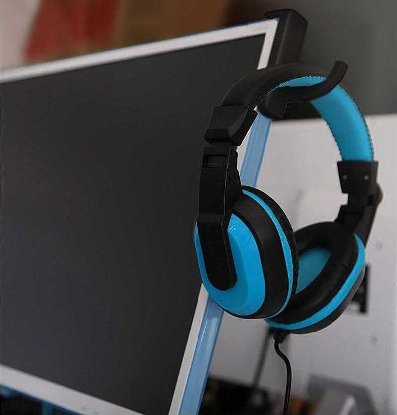 Intracom TECHLY Universal Adhesive Headphone Holder skirta Monitorius and Desk Juodas 2pcs