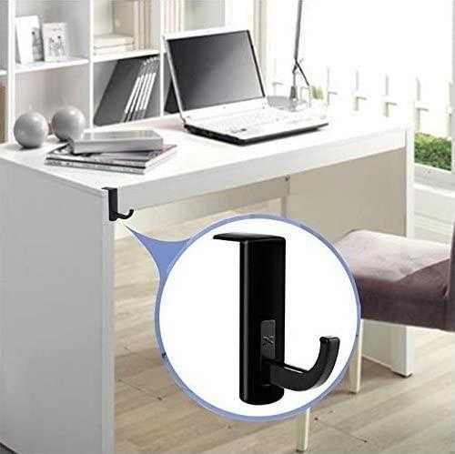 Intracom TECHLY Universal Adhesive Headphone Holder skirta Monitorius and Desk Juodas 2pcs