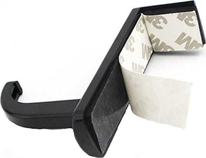 Intracom TECHLY Universal Adhesive Headphone Holder skirta Monitorius and Desk Juodas 2pcs