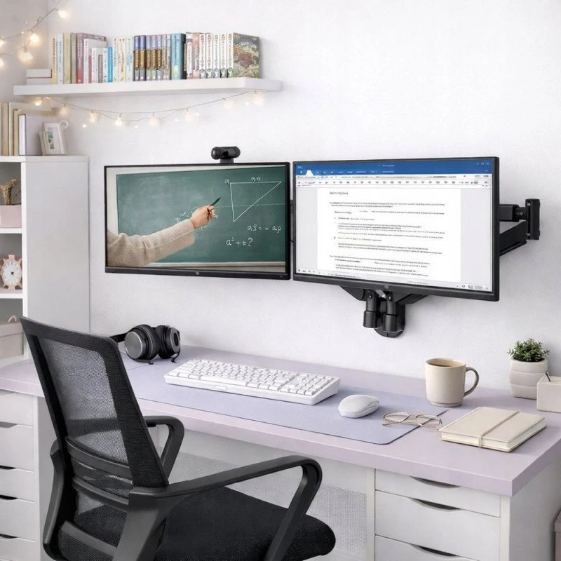 Techly Sieninis laikiklis 2 monitoriams 13'' - 32'' 6290 (TLY_623899)