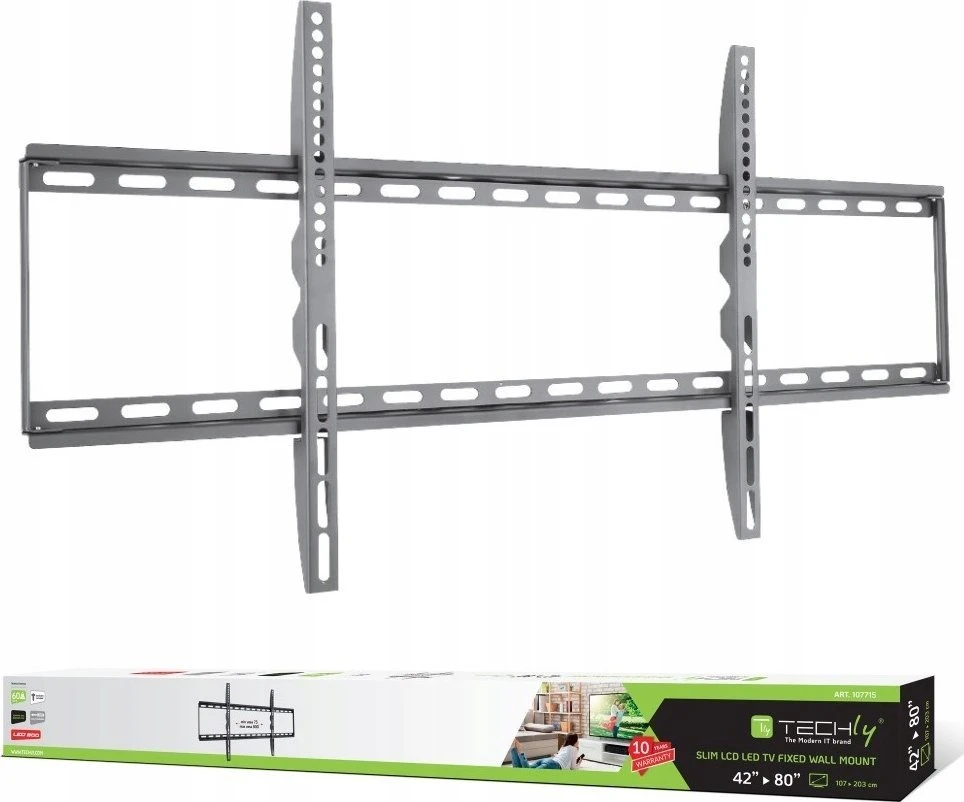 Intracom Techniškai laikiklis televizoriui 42-80'' LED/LCD 60kg plonas 28mm