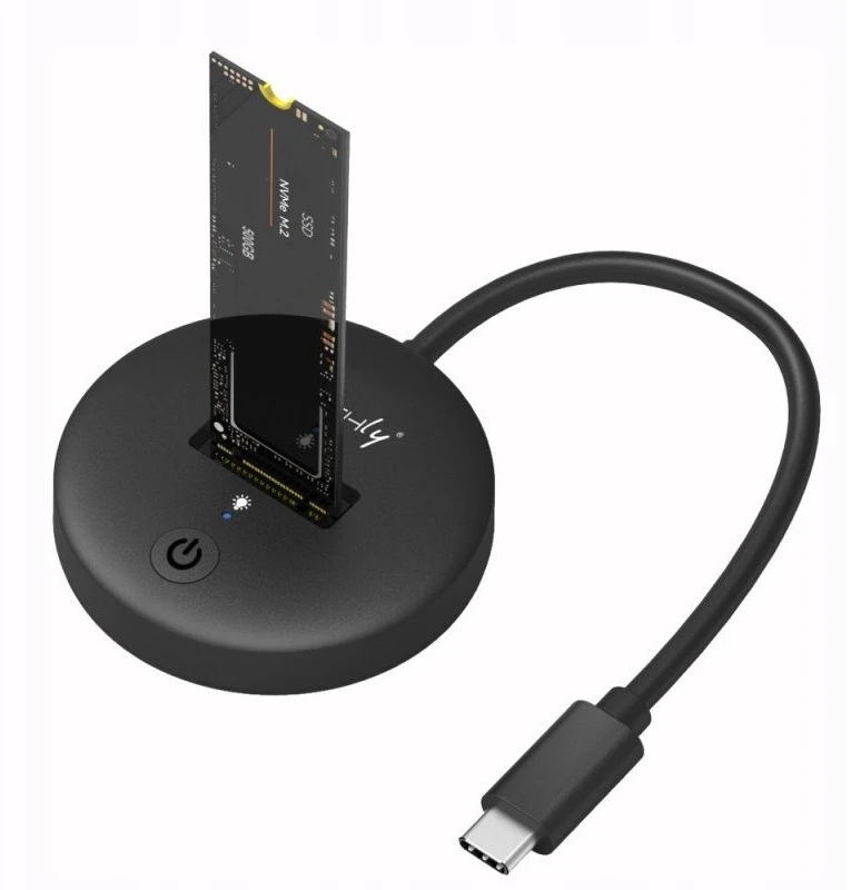 Techly M.2 SATA/NVME SSD diskų doko stotelė su USB-C sąsaja