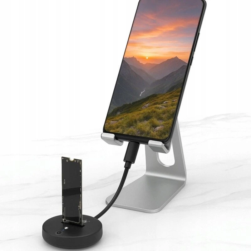 Techly M.2 SATA/NVME SSD diskų doko stotelė su USB-C sąsaja