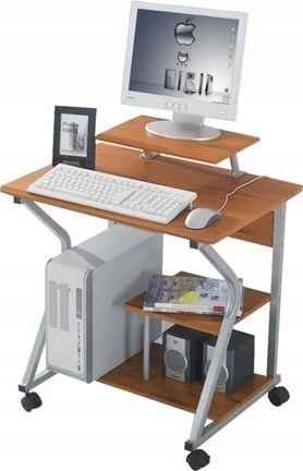 Techly ICA-TB 218 kompiuterio stalas Sidabras, Medis