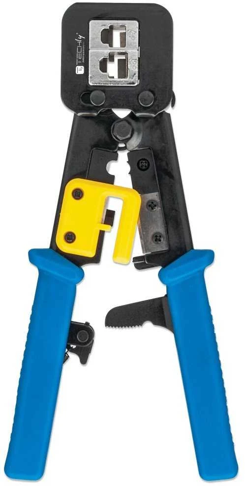 Techly Modulinės perėjimo kištukų RJ45/RJ12/RJ1 presavimo žnyplės