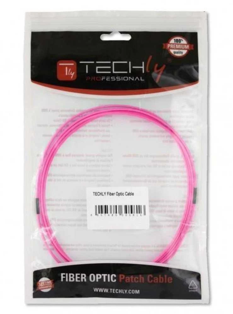 Techly Šviesolaidinis pataisas OM4 50/125 MM SC-SC Duplex 1m