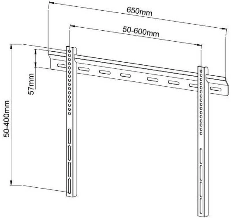 Techly Laikiklis ścienny ICA-PLB-114L 40'' - 65''