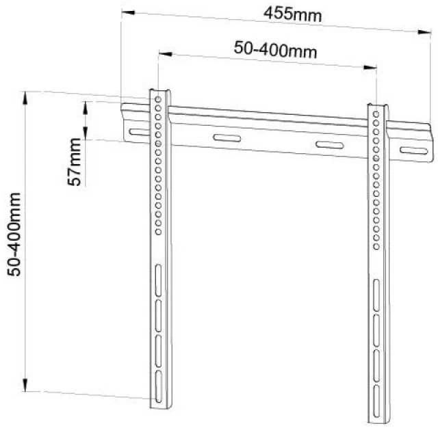 Techly Sieninis laikiklis ICA-PLB-114M 23'' - 55''
