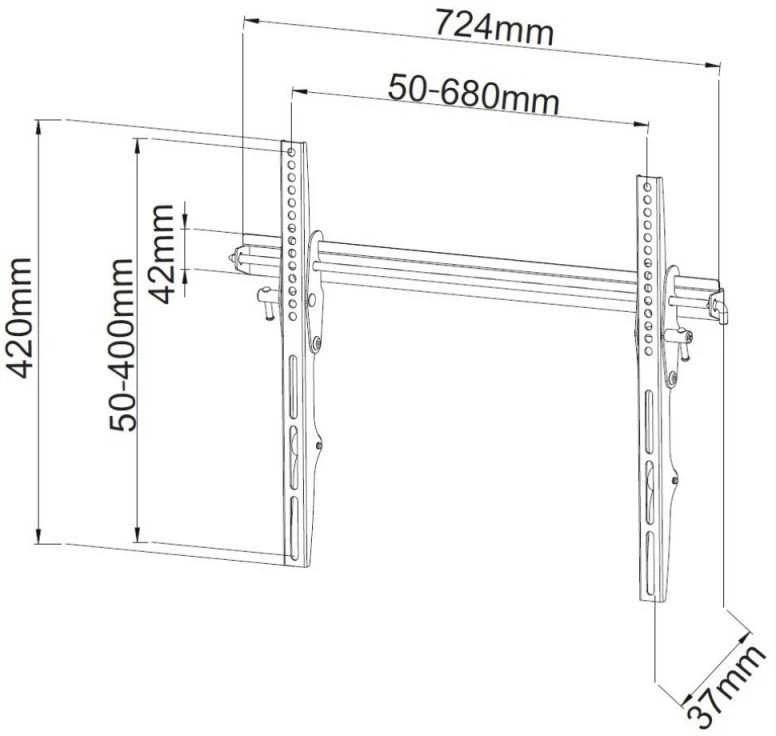 Techly Laikiklis siena ICA-PLB-133LTY 40'' - 65''