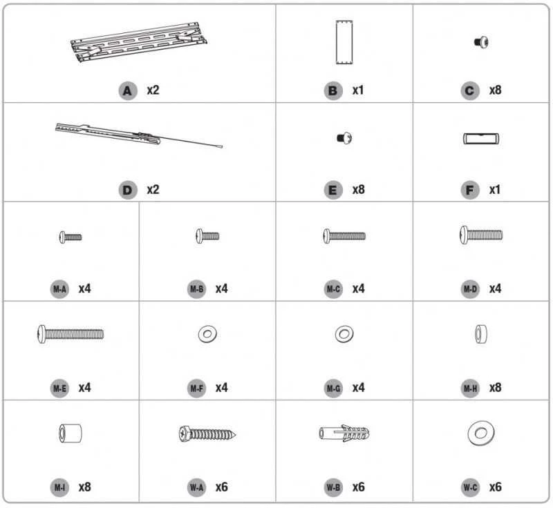 Techly Techniškai fiksuotas sieninis laikiklis LED televizorius LCD 43-90"