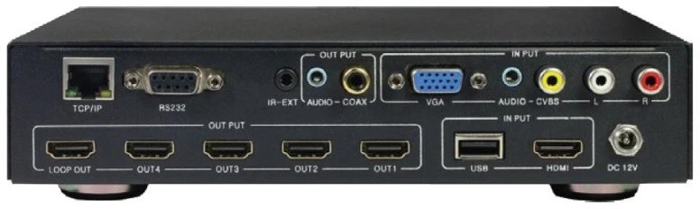„Techly 025695“ HDMI 1.3 skirstytuvas 1x4 „Full HD 60Hz“ televizoriaus sienai