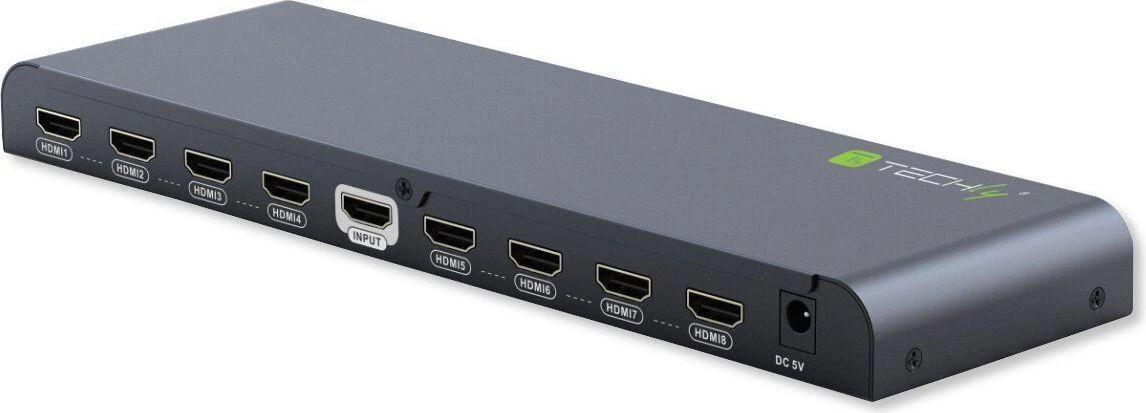 Techly IDATA HDMI2-4K8 vaizdo signalų daliklis HDMI 8x HDMI