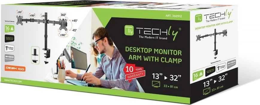 „Techly“ stalinis laikiklis 2 monitoriams 13 "– 32" (ICA-LCD 582-D)