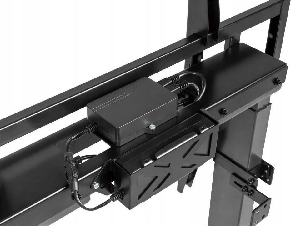 Techly TV laikiklis Grindinis TV stovas 55-100", iki 120 kg, elektrinis, su nuotolinio valdymo pulteliu