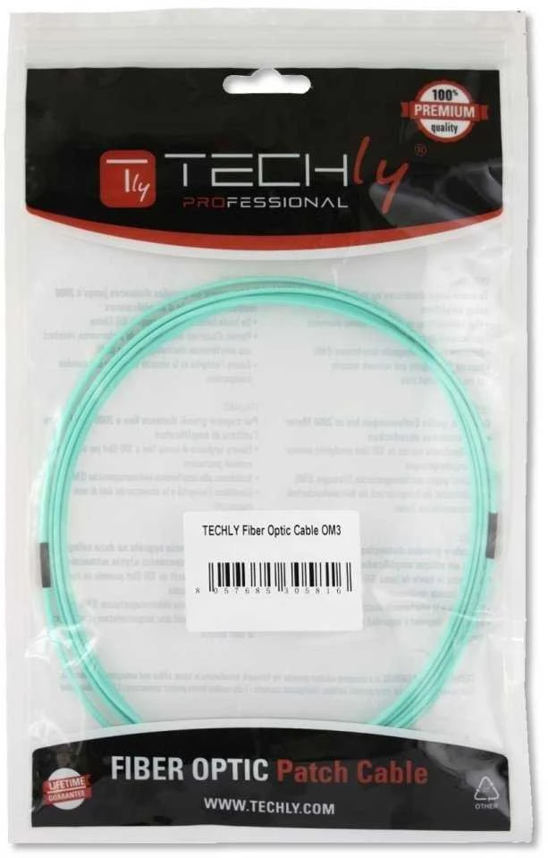 Techly Šviesolaidinis pataisas OM3 50/125 MM SC-SC Duplex 2m