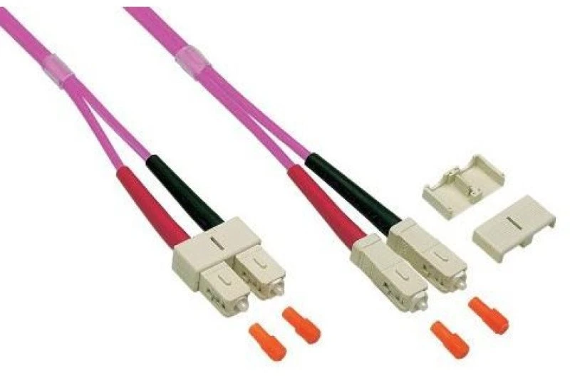 Techly Šviesolaidinis prailgintuvas OM4 50/125 MM SC-SC Duplex 3m