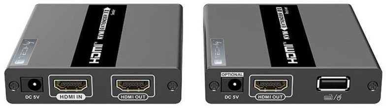 Techly 104790 KVM plėstuvas HDMI+USB prie Cat6, iki 60m, 1080p 60Hz