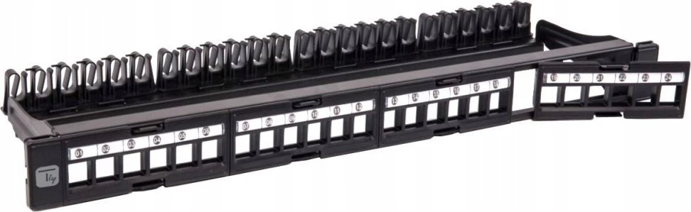 Techly 368567 Patch skydelis 24 Keystone moduliams, 1U, 19 colių stovas
