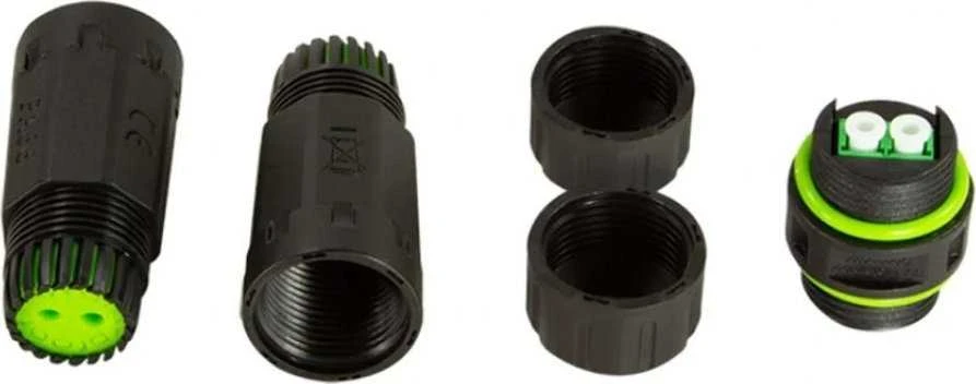 Techly 368642 lauko šviesolaidinė jungtis LC dvipusis nepertraukiamo maitinimo šaltinis IP68