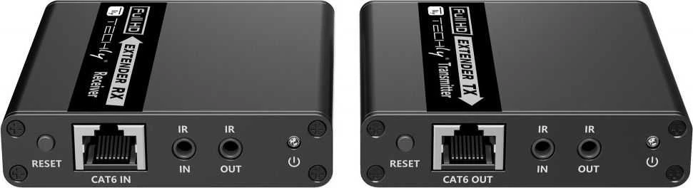 TECHLY HDMI Extender 1080p Real Time Cat6/6a/7 iki 70m EDID IR