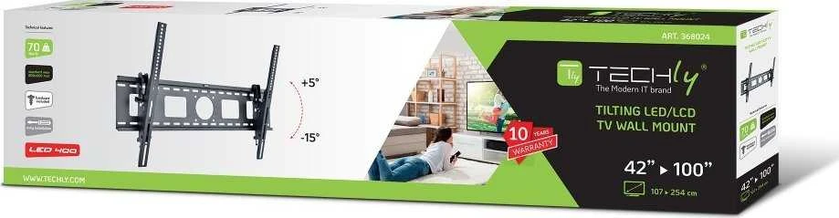 Laikiklis Techly Techly Halterungen LED/LCD 42"-100" juodas