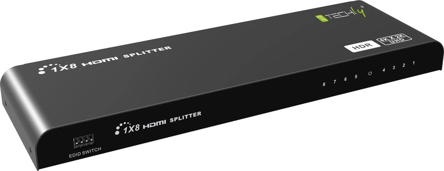 „Techly 104851“ HDMI 2.0 skirstytuvas 1x8 4K 60Hz HDR EDID
