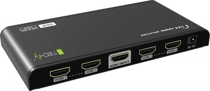 Techly 104844 HDMI 2.0 skirstytuvas 1x4 4K 60Hz HDR EDID