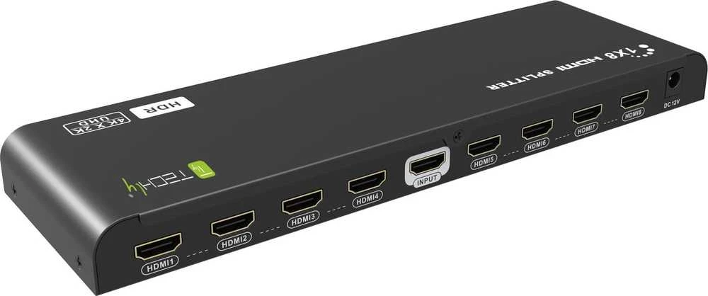 „Techly 104851“ HDMI 2.0 skirstytuvas 1x8 4K 60Hz HDR EDID