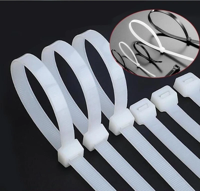 Techly Techly Opaski zaciskowe ''trytytki'' 370X3,6mm balta 100szt