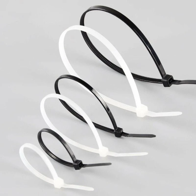 Techly Techly Opaski zaciskowe ''trytytki'' 370X3,6mm balta 100szt