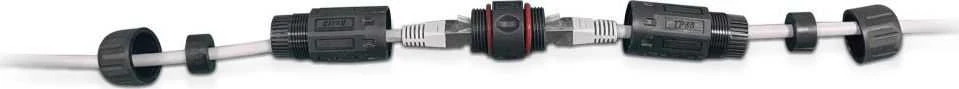 TECHLYPRO 105896 TechlyPro Modular inline jungtis RJ45 F/F Cat6 F/UTP lauko IP68