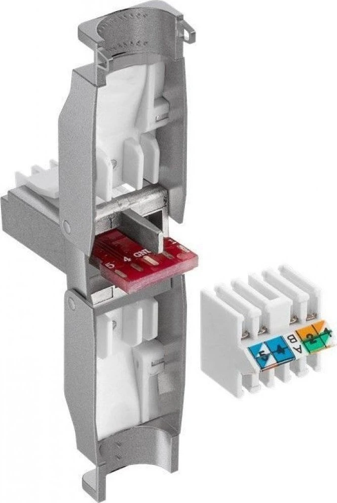 Techly 105889 Modulinis kištukas RJ45 Cat6 1G be įrankių, STP