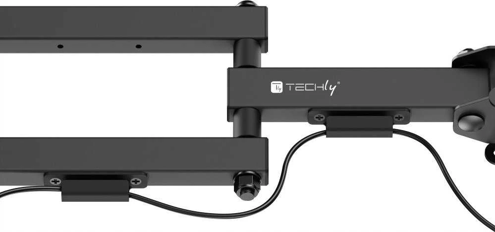 Techly Techly sieninis laikiklis televizoriui 13-43'' LED/LCD 20kg pasukamas pakreipimas