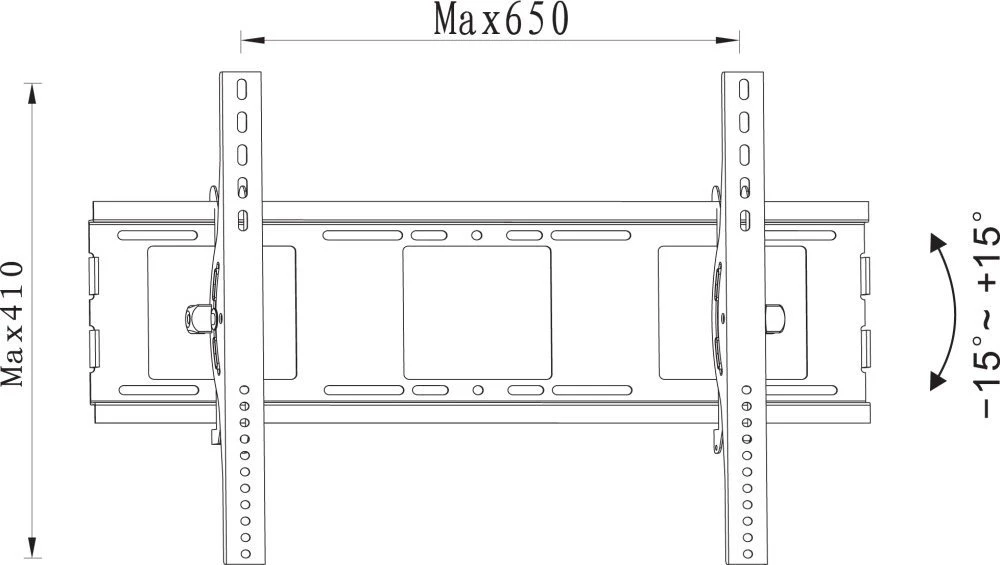 Laikiklis Techly Techly Wandhalterung für LED/LCD 32-70