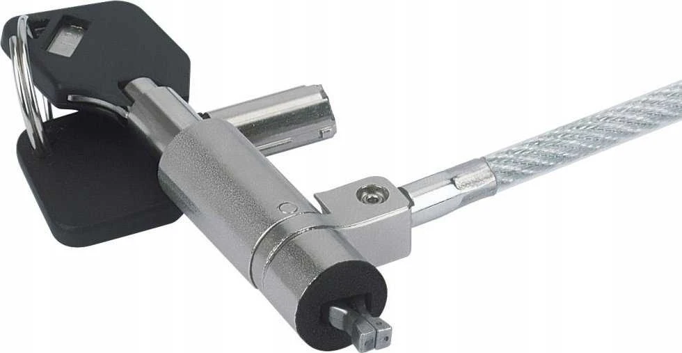 „Techly Wedge-Lock“ nešiojamojo kompiuterio kabelio užraktas su raktu, 1,8 m