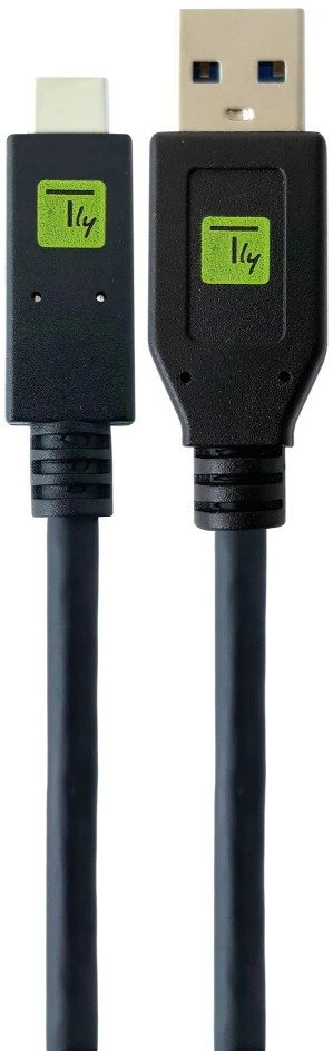 Techly USB 3.1 kabelis, A tipo kištukas - C tipo kištukas, juodas