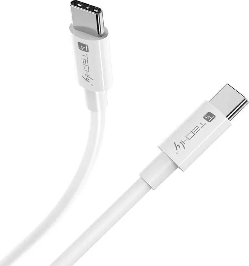 Techly USB-C – USB-C USB kabelis 2 m baltas (ICOC-MU4-20G240W2)