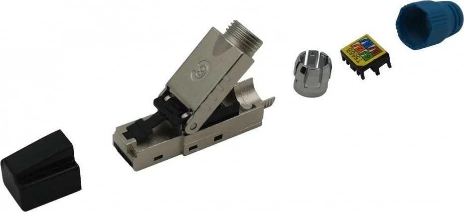 Techly 109191 RJ45 Cat8.1 40G modulinis kištukas be įrankių, STP