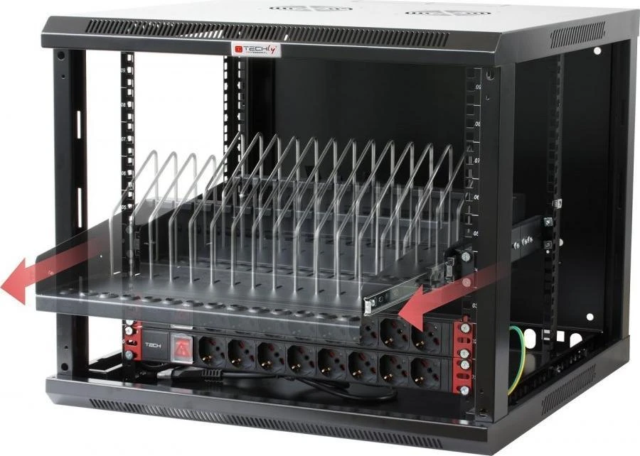 Maršrutizatorius TECHLY Removable bracket with 14 Recharging Slots for Išmanusis telefonas Planšetė