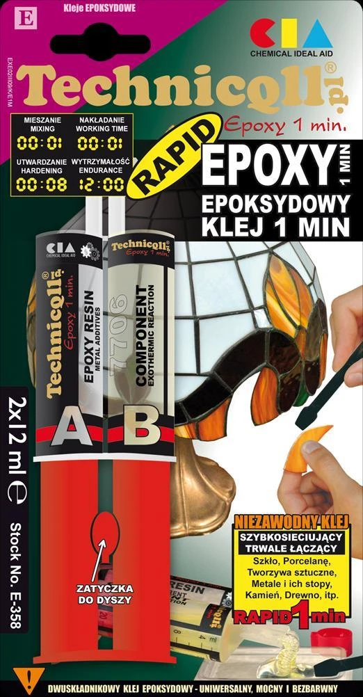 3401# Oem Klijai Epoxy 2x12ml Technicoll