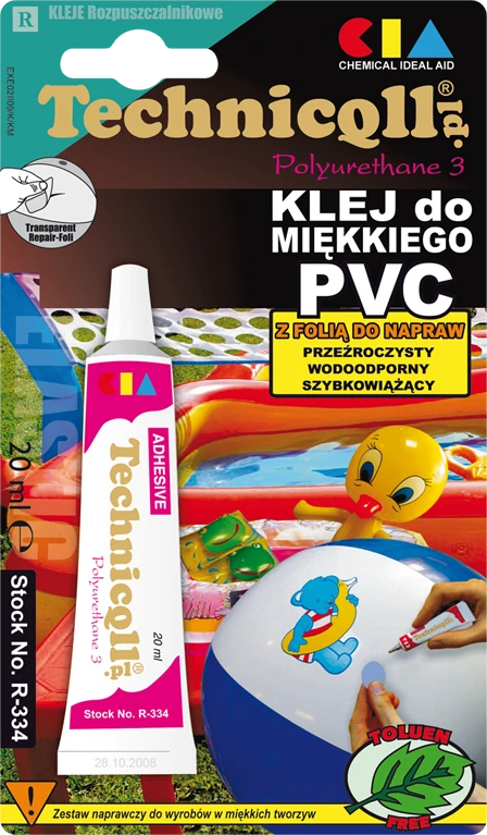 3385# Oem Klijai Technicoll minkštam PVC 20ml