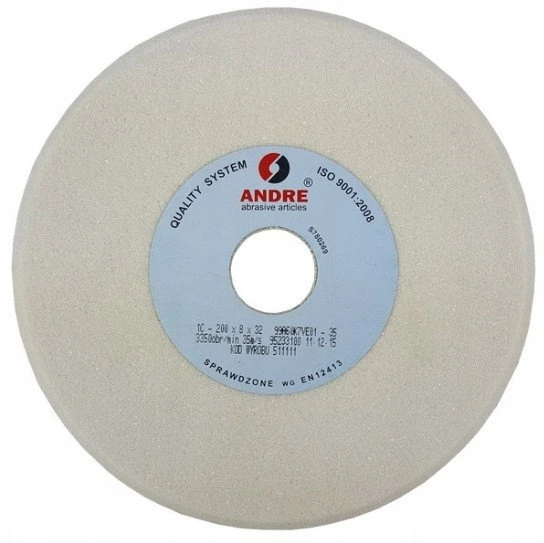 ANDRE PROFILUOTAS ŠLIFAVIMO DISKAS 200mm x 8mm x 32mm 99A60K7VE01-35 Baltas „TIPAS 1C”