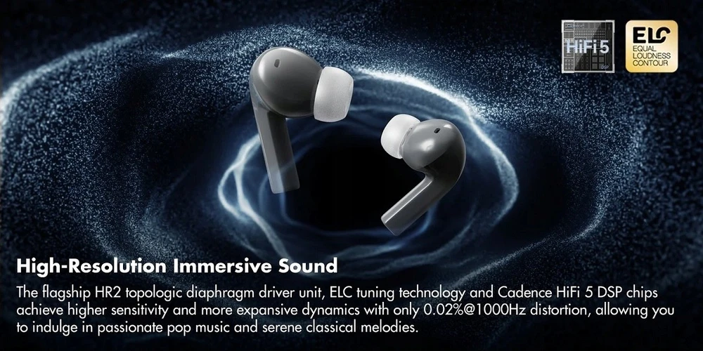 Ausinės Technika Wody Rose Technics (ROSESELSA) EARFREE i5 - juodas - Ausinės TWS