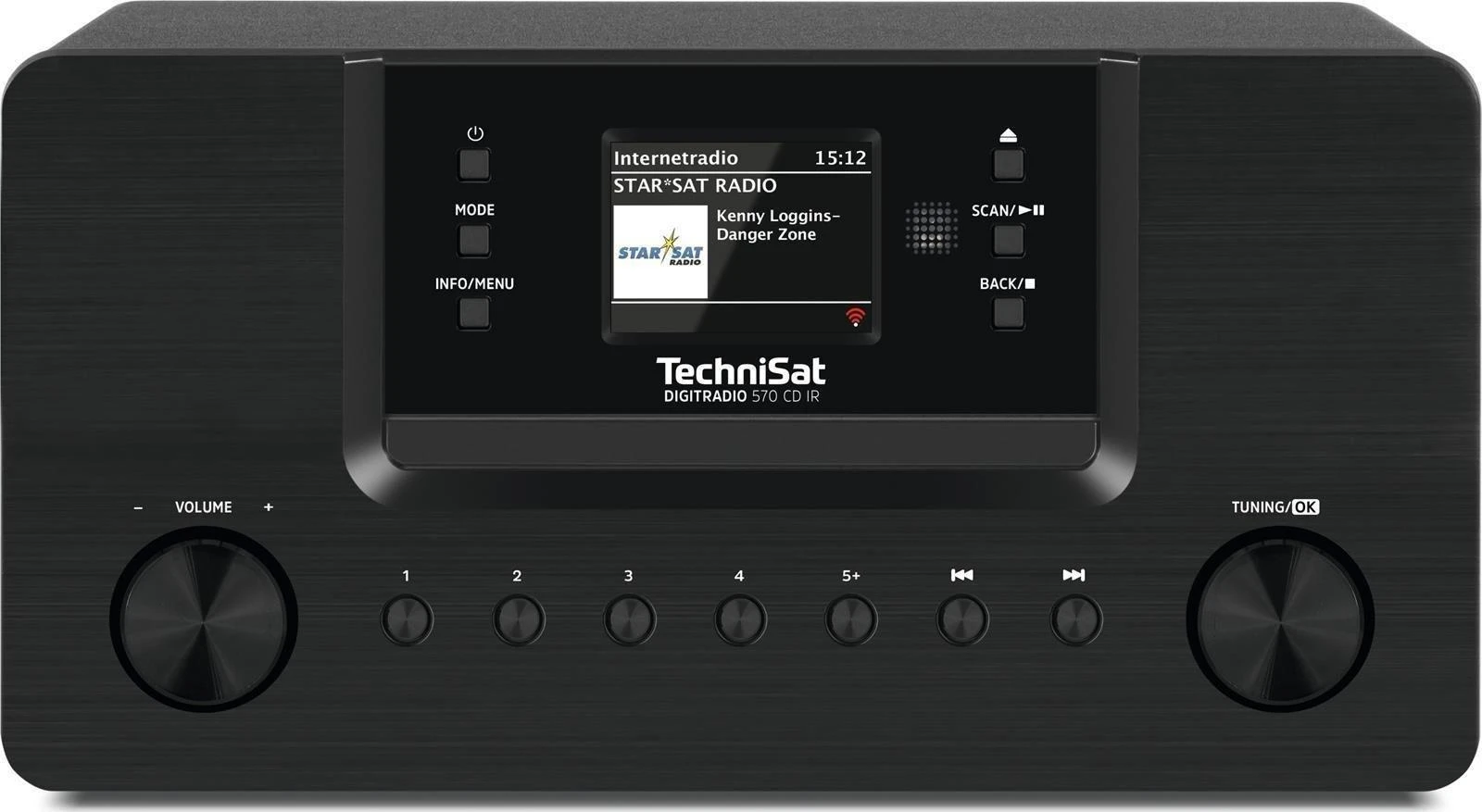 Technisat DigitRadio 570 CD IR juoda