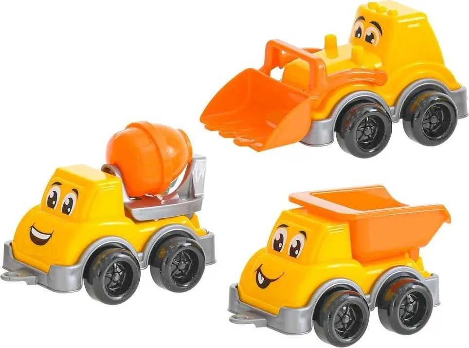 Technok mini statybos transporto rinkinys 3 vnt