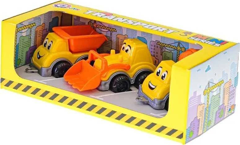 Technok mini statybos transporto rinkinys 3 vnt